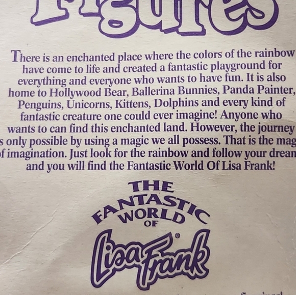 Lisa Frank Penguin Surfer PVC Toy Figure 1990s Collectible Rare - Picture 6 of 6